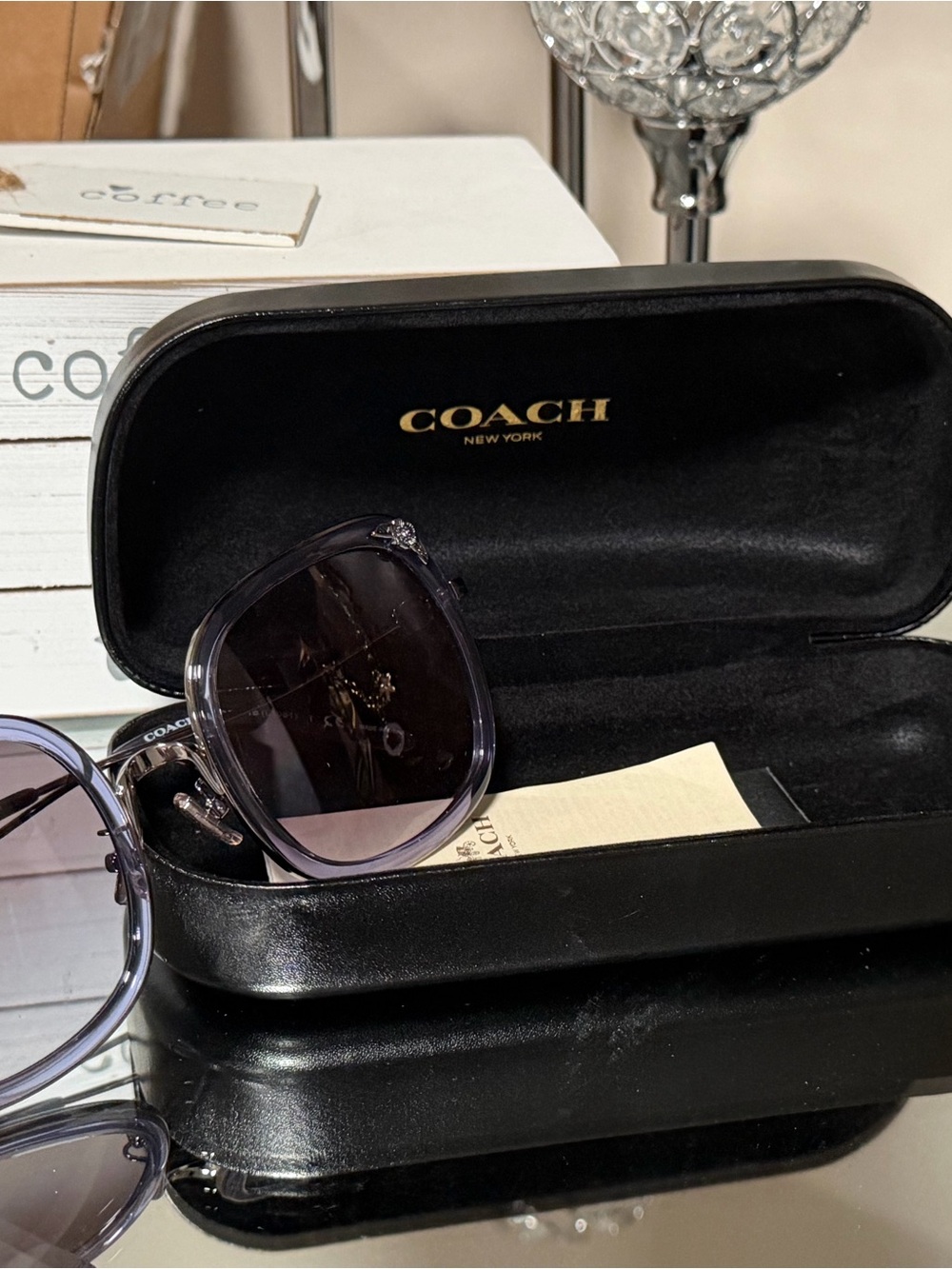 Coach Women's Hc7101b Sunglasses -Purple (New)